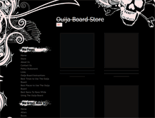 Tablet Screenshot of ouija-board-store.com